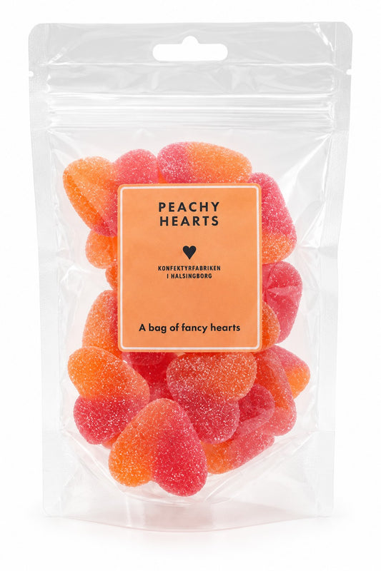 Peachy Hearts Persikohjärtan 180 g