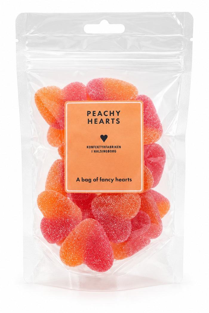 Peachy Hearts Persikohjärtan 180 g