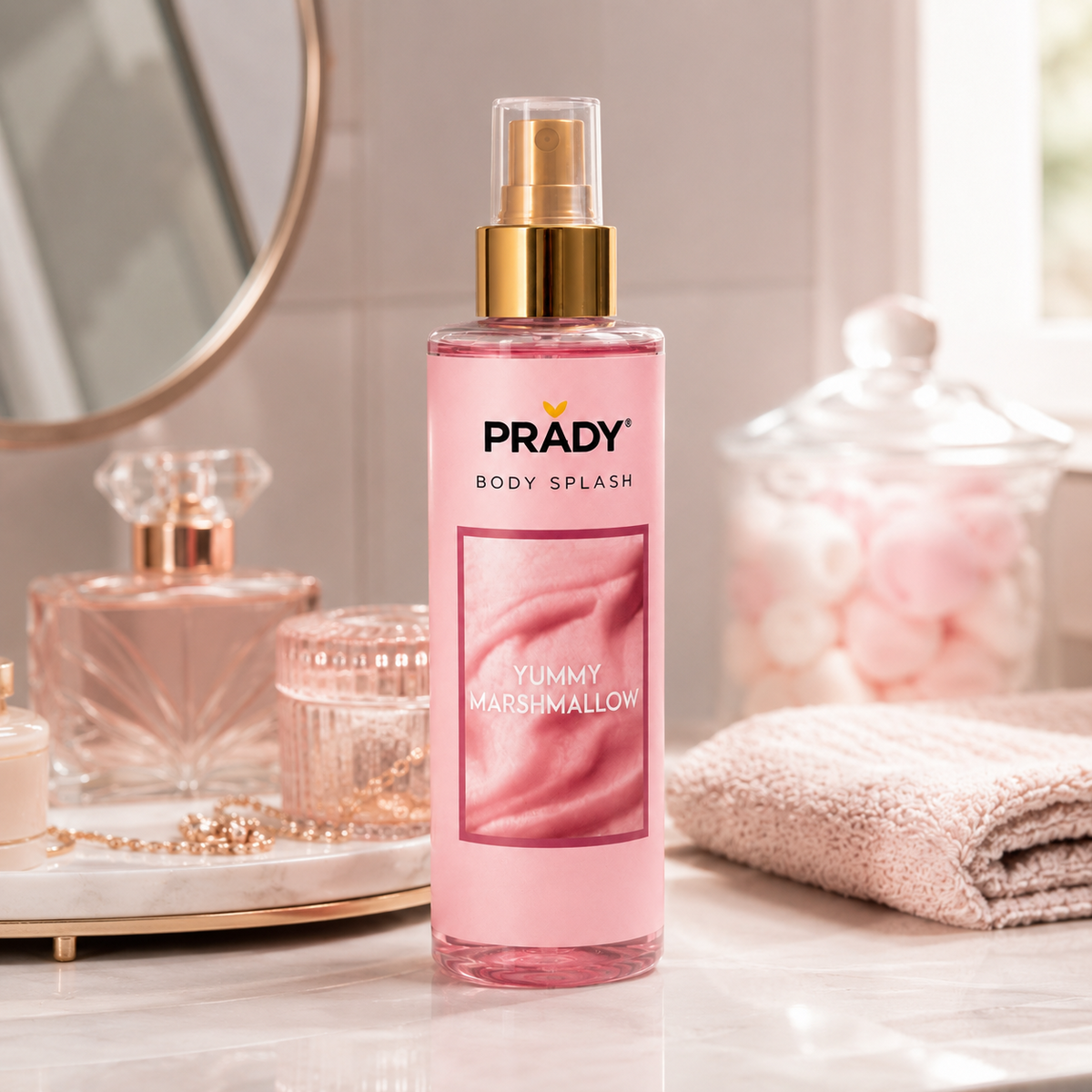 Prady Yummy Marshmallow Body Splash lifestylebild