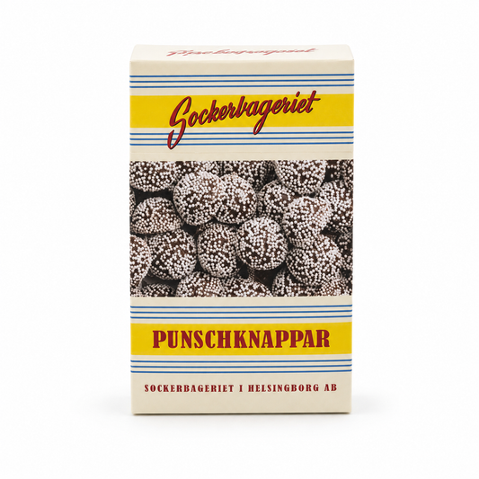 Punschknappar i ask 100 g