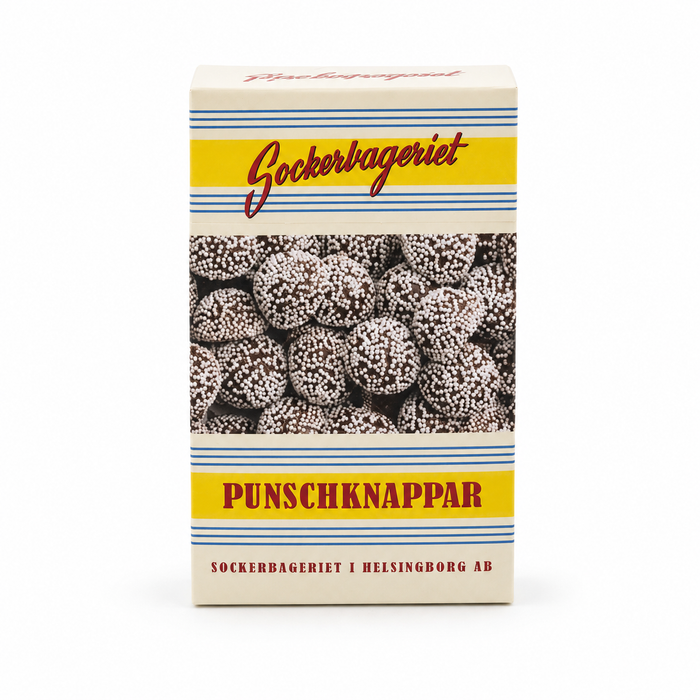 Punschknappar i ask 100 g