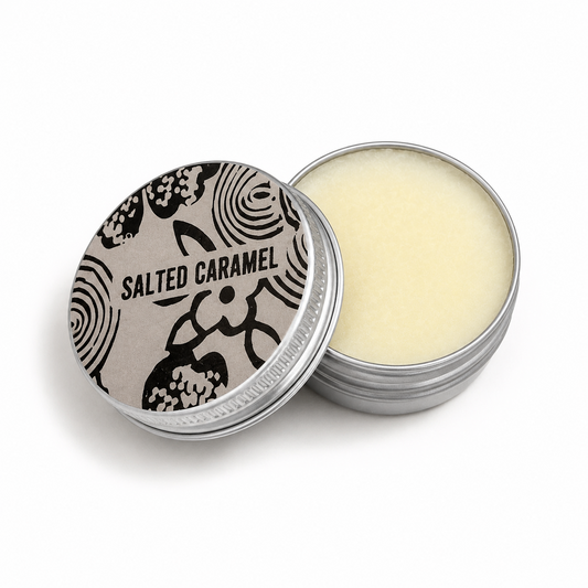 Salted Caramel läppbalsam – produktbild