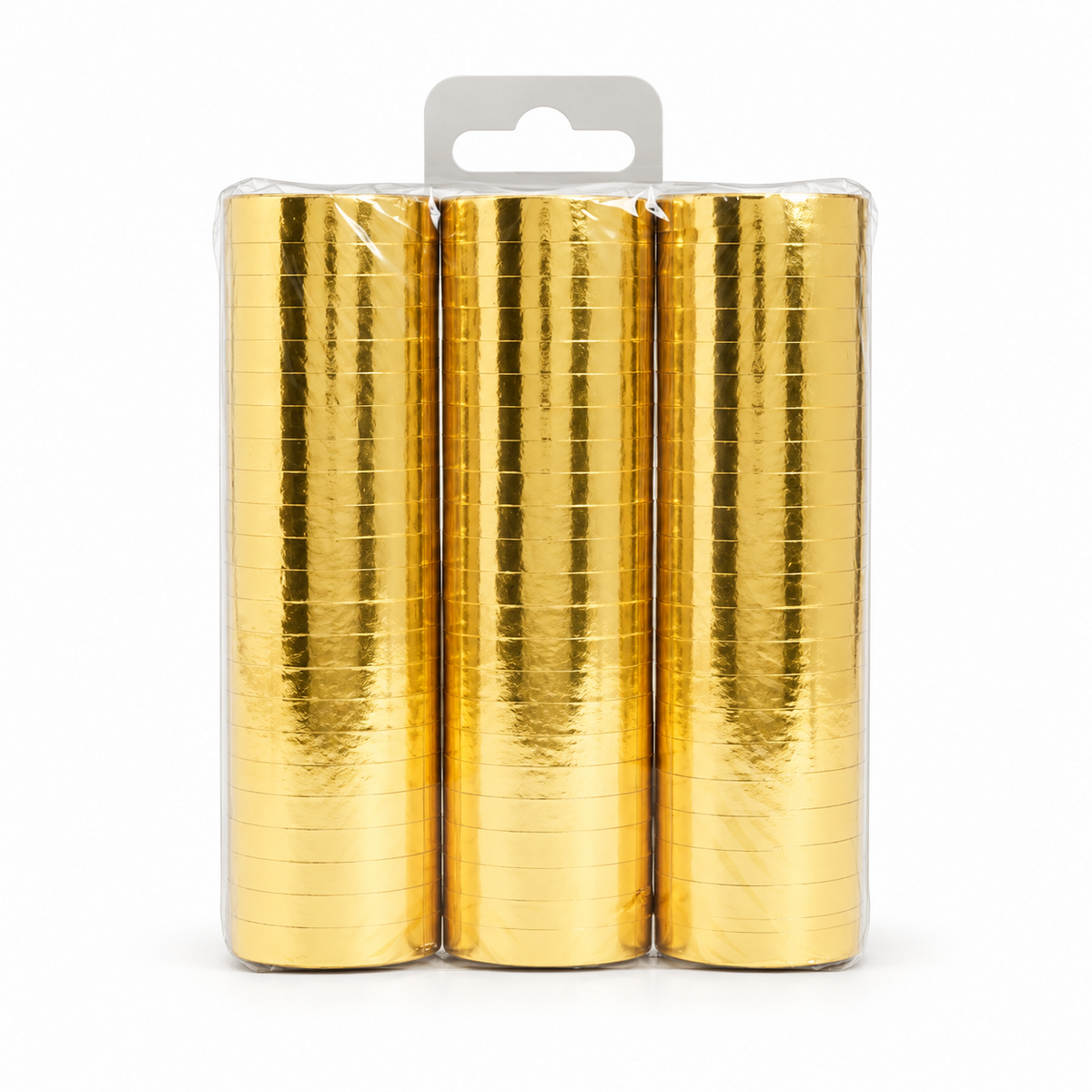 Serpentiner guld metallic 3-pack