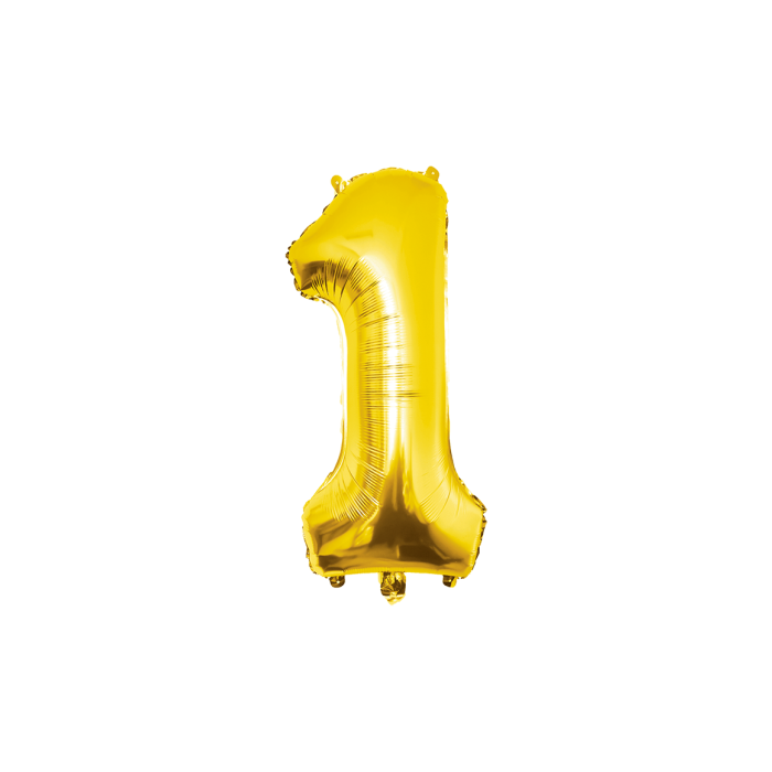 Sifferballong guld – 1