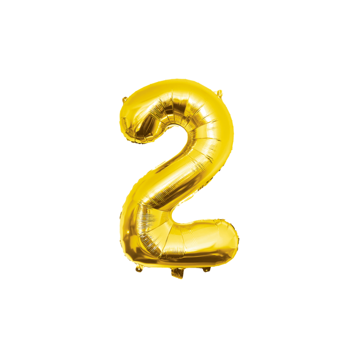 Sifferballong guld – 2