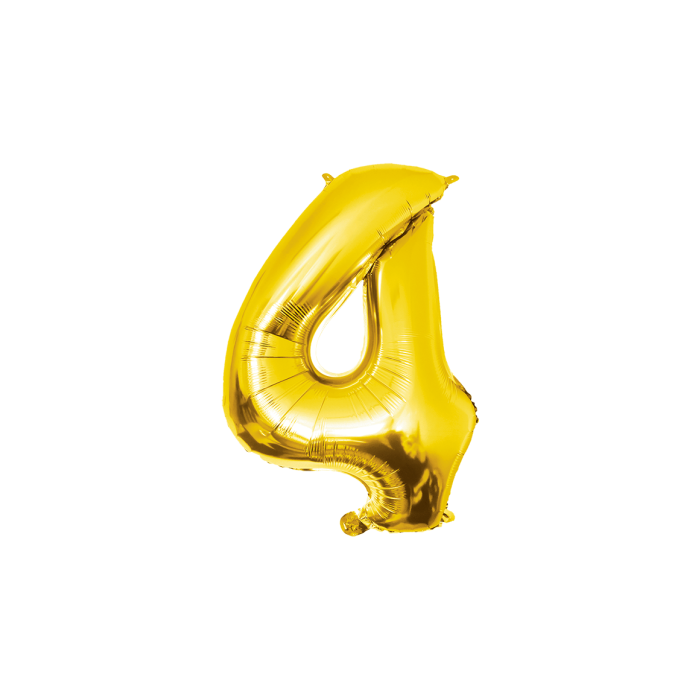 Sifferballong guld – 4