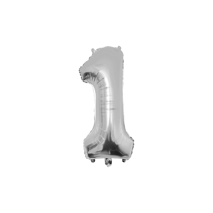 Sifferballong silver – 1