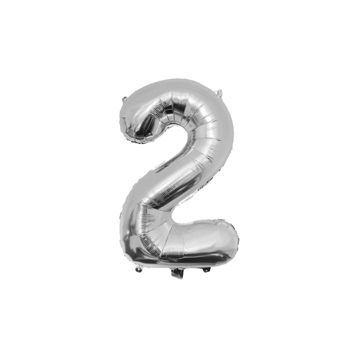 Sifferballong silver – 2