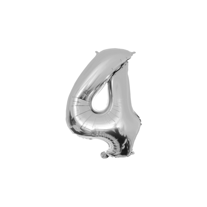 Sifferballong silver – 4
