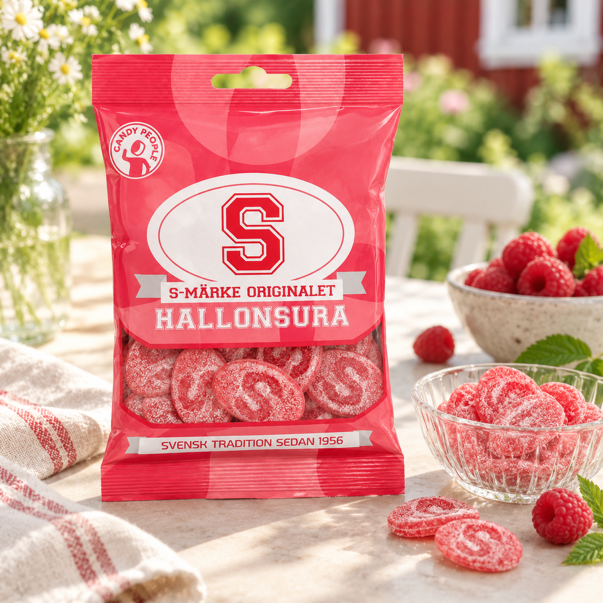 S-Märke Hallonsura 80 g