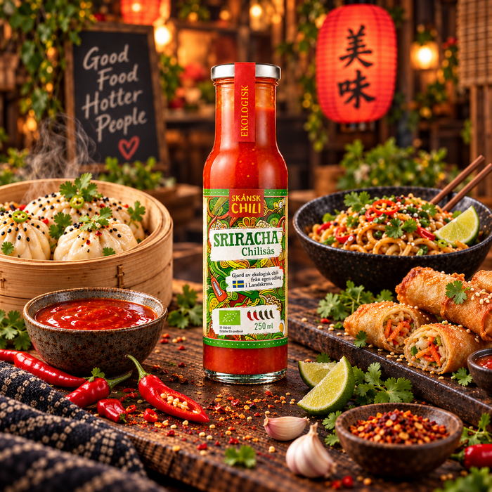 Sriracha Chilisås – lifestylebild