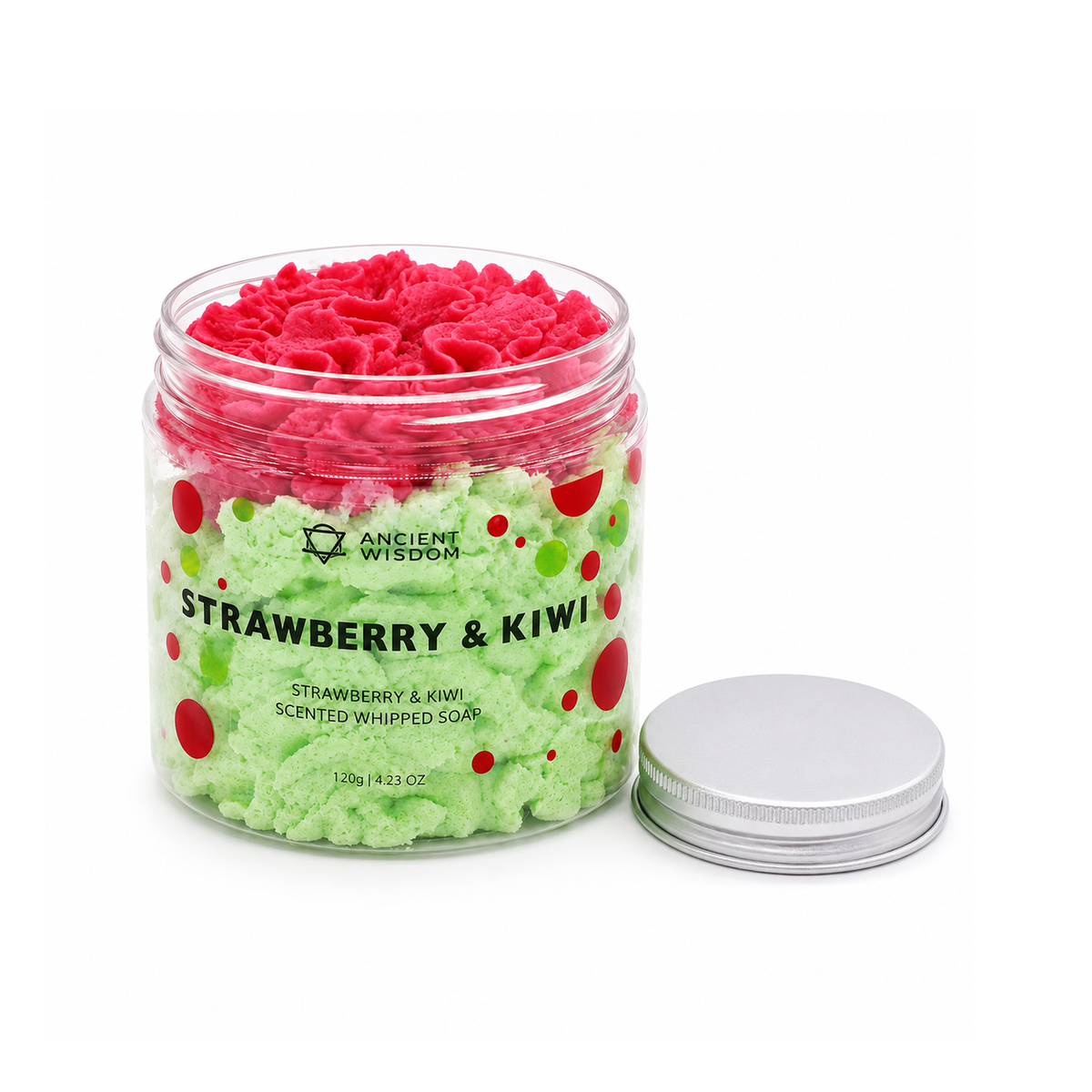 Strawberry & Kiwi Whipped Cream Soap 120 g
