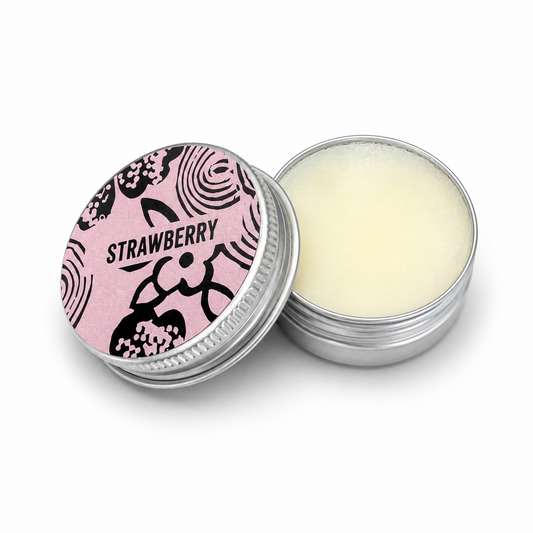 Strawberry läppbalsam – produktbild