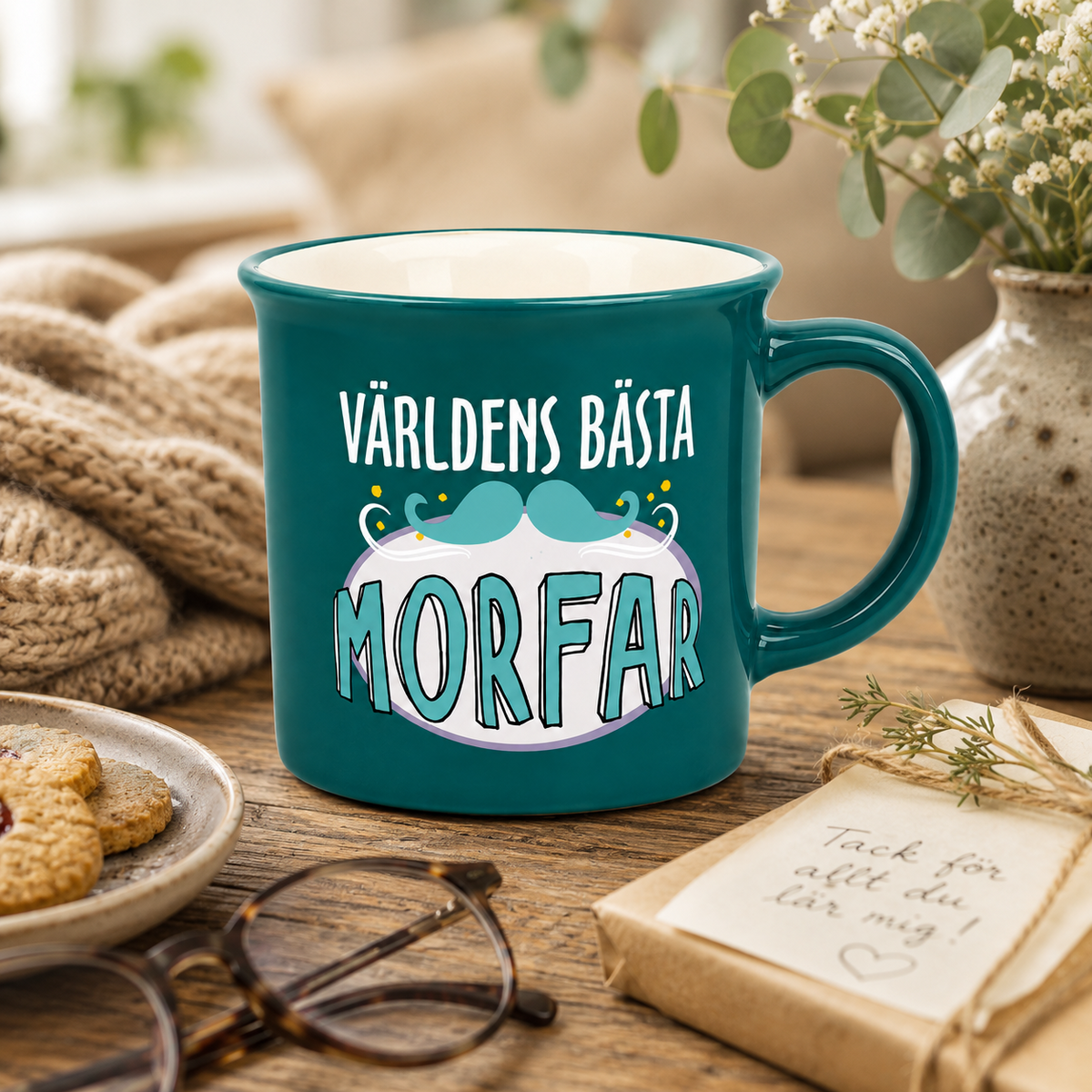 Mugg Världens bästa morfar - lifestylebild