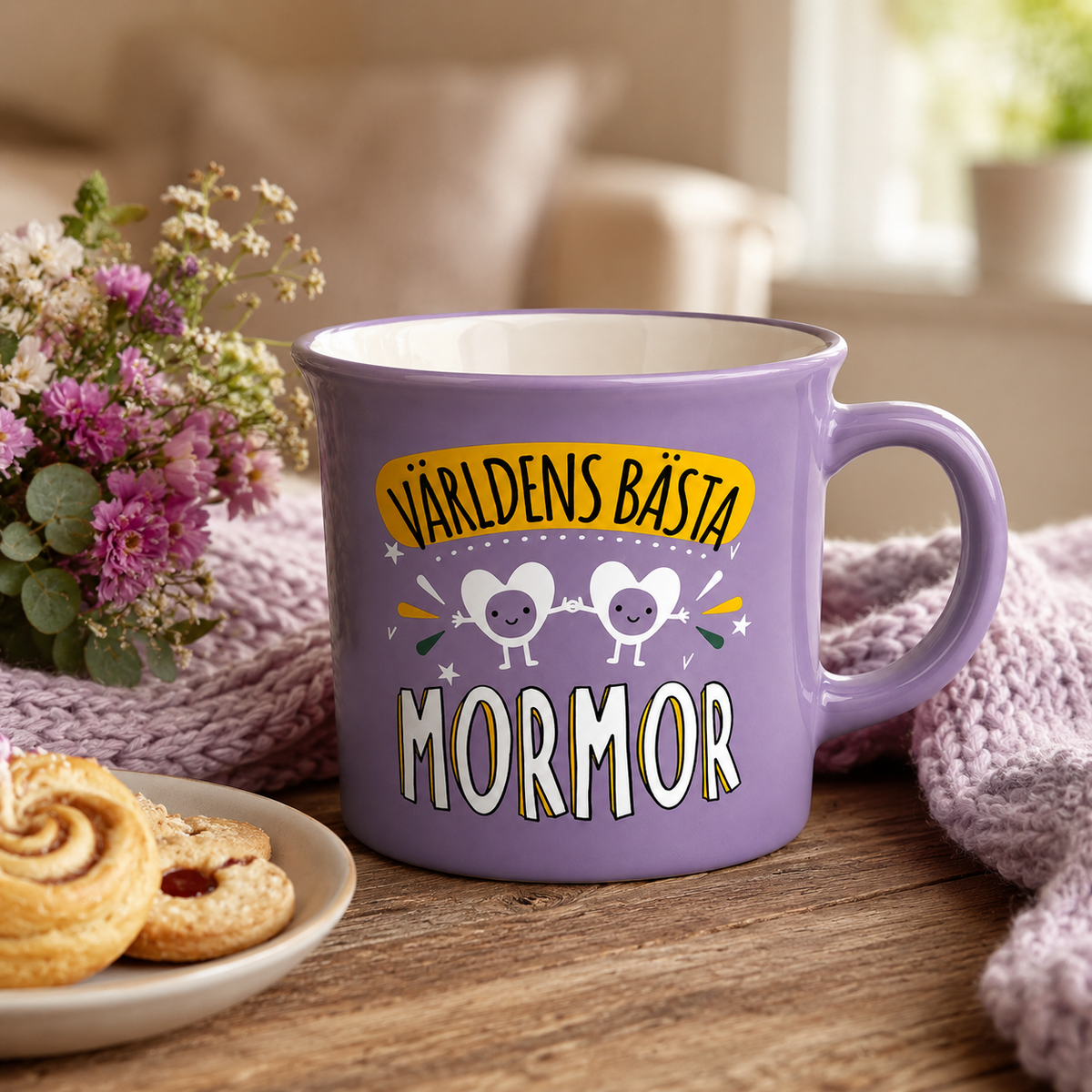 Mugg Världens bästa mormor - lifestylebild