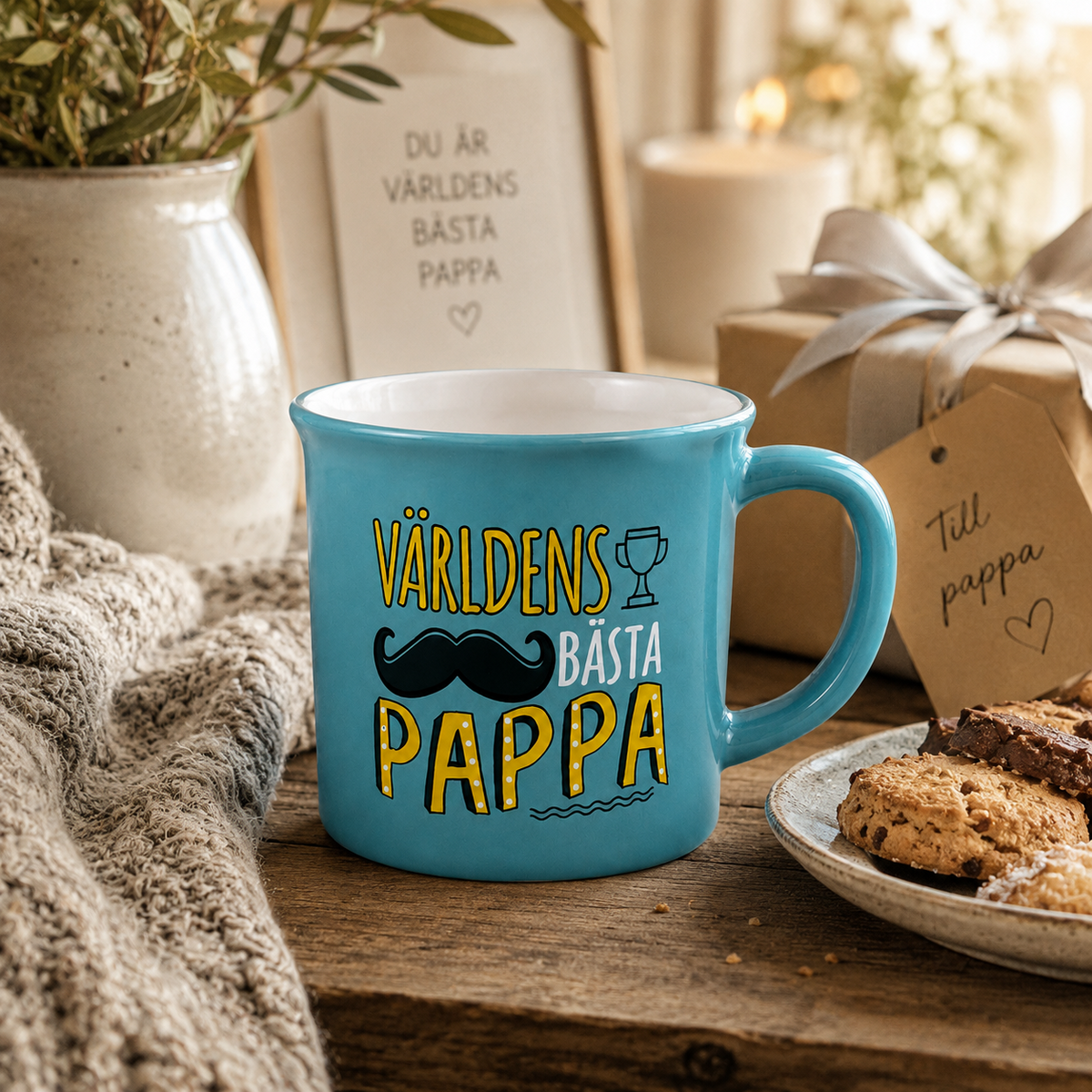 Mugg Världens bästa pappa - lifestylebild